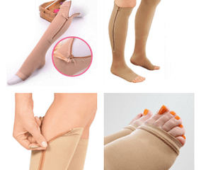 compression therapy of varicoozes